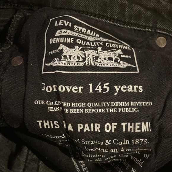 Levi's Black 511 Denim Jeans W28/L30 - Picture 7 of 8